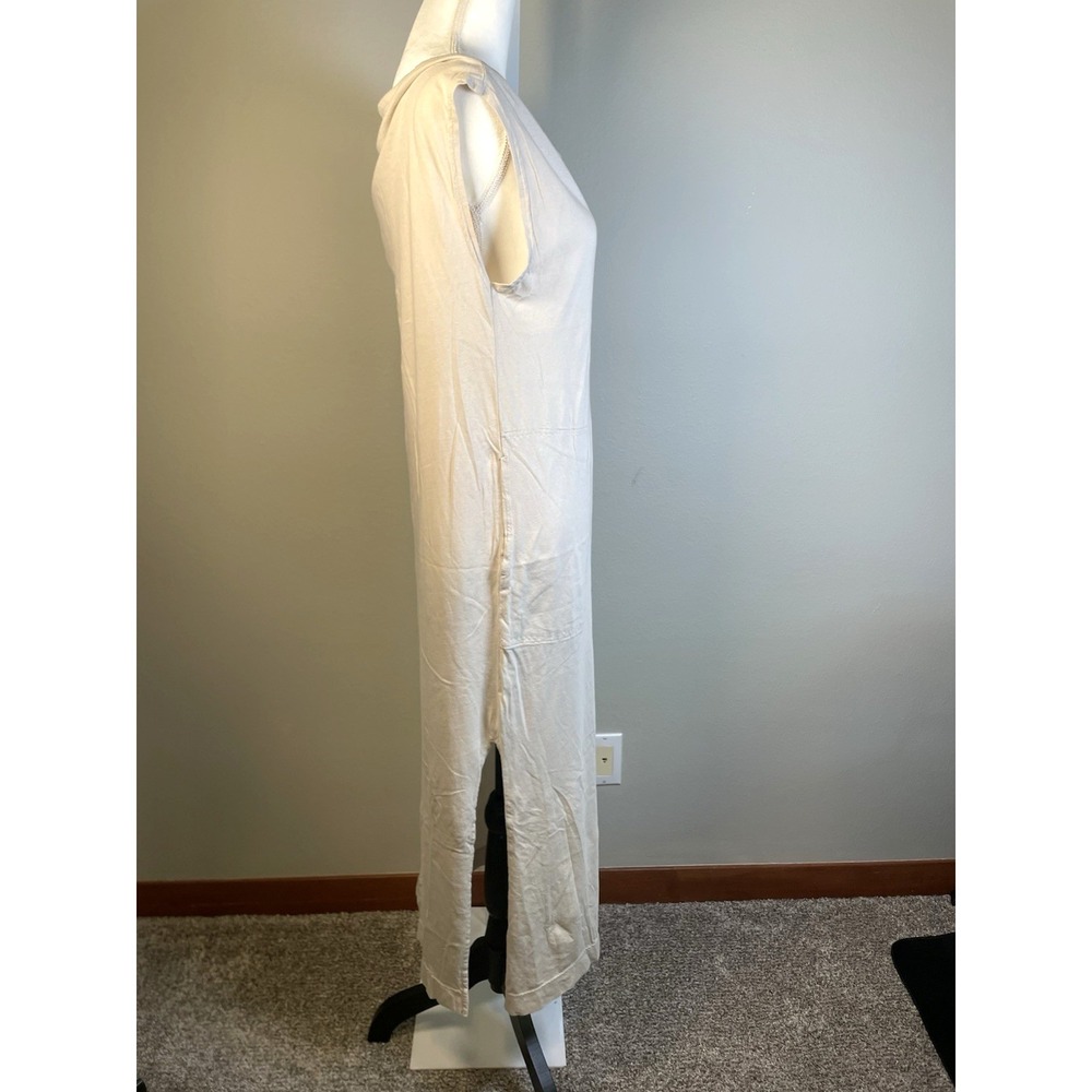 FP Beach Dress Free People Medium Beige Shift Smock Swim Coverup Vacation Tank